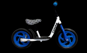 Balančný bicykel Viko s plošinou - modrá a biela