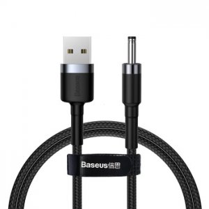 Nabíjací adaptér Baseus (CADKLF-G1), USB 3.0 na Jack 3,5 mm - 2A, čierny