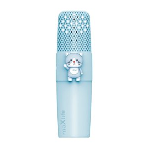 Maxlife Animal Bluetooth mikrofon s reproduktorem, modrý