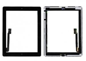 Dotyková deska Apple iPad 3, 4 + tlačítko HOME black