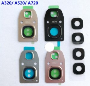 Sklo zadného fotoaparátu Samsung A320, A520, A720 zlaté