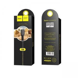 Dátový kábel HOCO X20 micro USB čierny - 2 metre