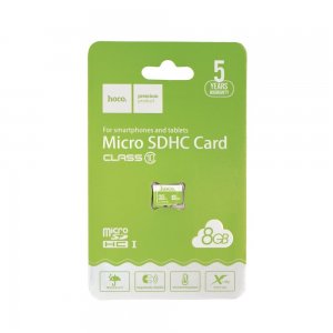 HOCO 8GB pamäťová karta micro SD triedy 10 (USB 3.0) Vysokorýchlostný blistr