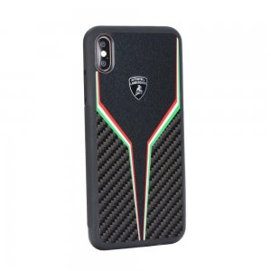 Lamborghini iPhone XS MAX (6,5) SC D2 Zadný kryt LB-TPUPCIPXSM-SC/D2-BK čierny