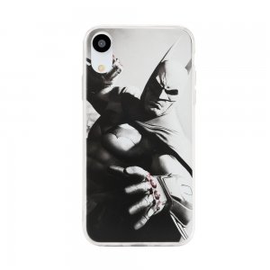 Puzdro iPhone XS MAX (6,5) Batman Grey vzor 019