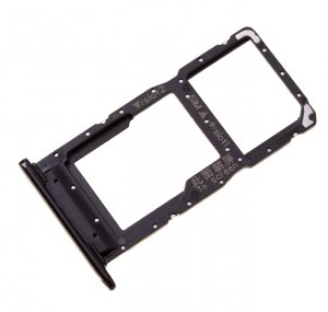 Držiak SIM karty (zásuvka) Huawei P SMART (2019) čierny