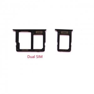 Držiak SIM karty (zásuvka) Samsung J610 Galaxy J6 PLUS čierny