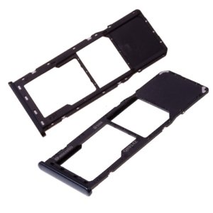 Držiak SIM karty (šuplík) Samsung A750 Galaxy A7 (2018) čierny