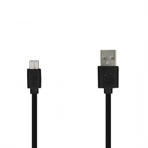 Dátový kábel Micro USB, čierny, 2 metre