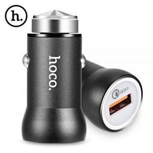 CL adaptér HOCO Z4 1x USB QC2.0 2.1A farba čierna