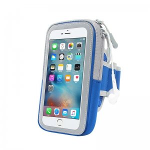 Puzdro na ruku Full Close Zipper veľkosť 5,0" - 6" farba modrá