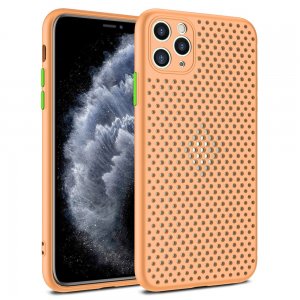 Puzdro Breath Case Xiaomi Redmi Note 8T, farba oranžová