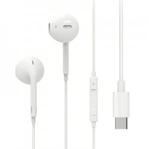 Hands Free REMAX RX-L02 Micro USB typ C, farba biela