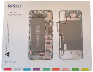 Magnetická podložka na opravu iPhone 11