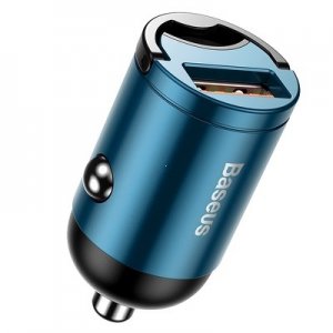 CL adaptér Baseus VCHX-A03, QC, veľkosť mini, farba modrá