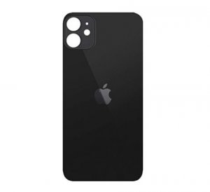 Kryt batérie iPhone 11 farba čierna - väčší otvor