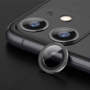 Sklo zadného fotoaparátu iPhone 11 + rám čierny