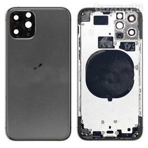 Kryt batérie + stredový iPhone 11 čierny