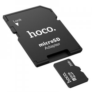 Hoco HB22 adaptér pamäťovej karty Micro SD - SD (TF), farba čierna
