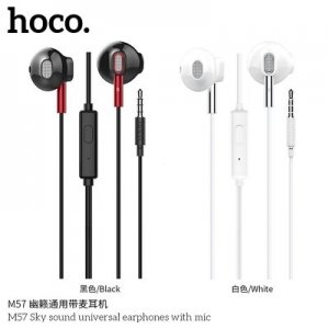 Hands Free HOCO M57 Sky stereo 3,5 mm jack farba čierna
