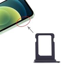 Zásuvka na SIM kartu iPhone 12 čierna farba