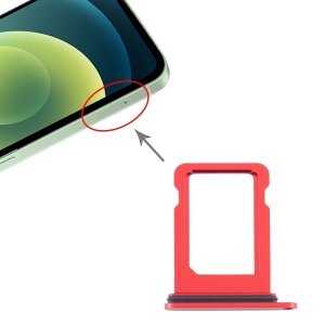 Zásuvka na SIM kartu iPhone 12 farba červená