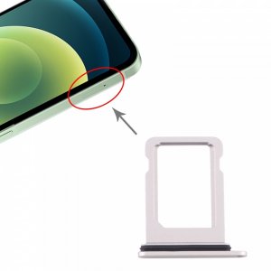 Šuplík na SIM kartu iPhone 12 mini biely/strieborný
