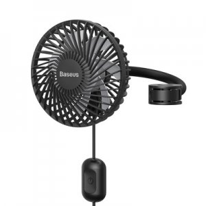 Ventilátor Baseus (CXQC-B03) pre operadlo sedadla, čierny
