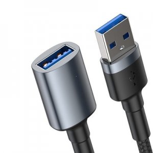 Baseus predlžovací kábel USB 3.0 samec, USB 2A samica, 1M farba čierna