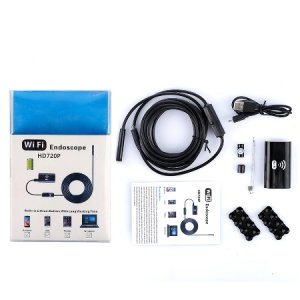 Inšpekčná (endoskopická) kamera 3v1, WiFi, priemer 8 mm