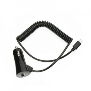 Nabíjačka do auta BlueStar 1xUSB 2A + kábel micro USB typu C, krabica