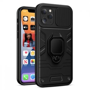 Puzdro s krúžkom na objektív iPhone 13 Mini (5,4), farba čierna