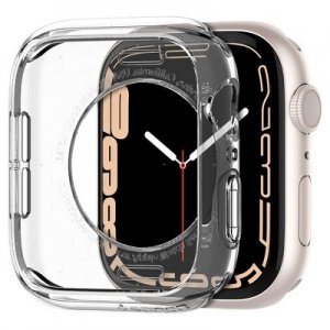 Puzdro Spigen pre Apple Watch 4, 5, 6, 7, SE (40/41 mm) priehľadné