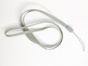 Šnúrka na mobilný telefón 6 mm, sivá