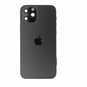 Kryt batérie + stredový iPhone 12 čierny