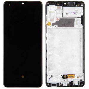 Dotykový panel Samsung A325 Galaxy A32 4G + LCD + rámček čierny Servisný balík - originálny