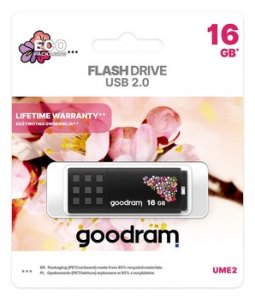USB Flash disk (PenDrive) GOODRAM UME2, 16 GB USB 2.0 Kvetina