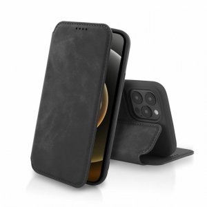 Puzdro Vintage Book Xiaomi Redmi 9T, farba čierna
