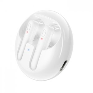 Bluetooth náhlavná súprava BOROFONE TWS BW08 Luxury, farba biela