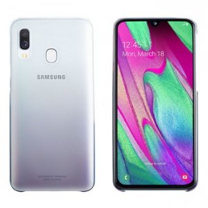 Originálne puzdro pre Samsung A40 Galaxy - Gradation Cover (ef-aa405cbe) čierne