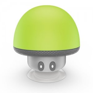 Mini reproduktor BlueTooth Mushroom, farba zelená