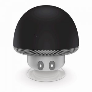 Mini reproduktor BlueTooth Mushroom, farba čierna