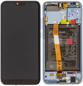 Dotykový panel Huawei HONOR 10 + LCD displej + batéria sivá (SERVISNÝ BALÍČEK)
