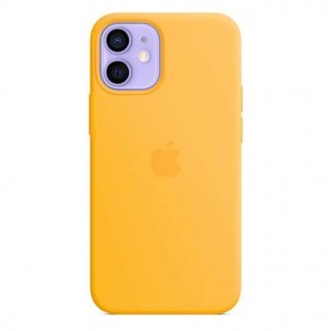Silikónové puzdro iPhone 12, 12 PRO sunflower (blister) - MagSafe