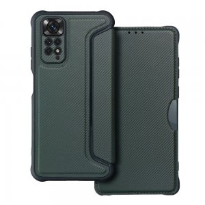 Puzdro Razor iPhone 7, 8, SE 2020/2022, uhlíkovo zelené