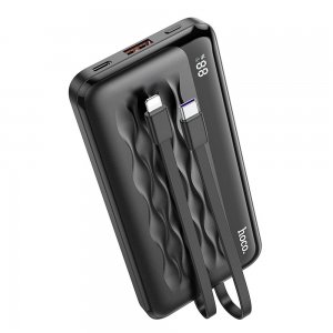 Externá batéria POWER BANK Hoco J90A, 10000mAh , PD 20W, QC 3.0, 1x USB, USB Type C, Micro USB, farba čierna