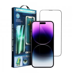 Tvrdené sklo 5D FULL GLUE iPhone X (5.8) s aplikátorom, čierne
