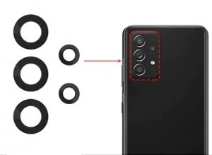 Sklo zadného fotoaparátu Samsung A526, A525 Galaxy A52 5G, A52 4G - bez rámčeka