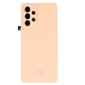 Samsung A536 Galaxy A53 5G kryt batérie + lepidlá + sklo fotoaparátu broskyňa