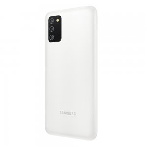 Samsung A037 Galaxy A03S kryt batérie + sklo fotoaparátu biely